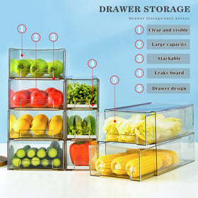 MANO fridge drawer groove-top design prevents slips while gliding smoothly.
