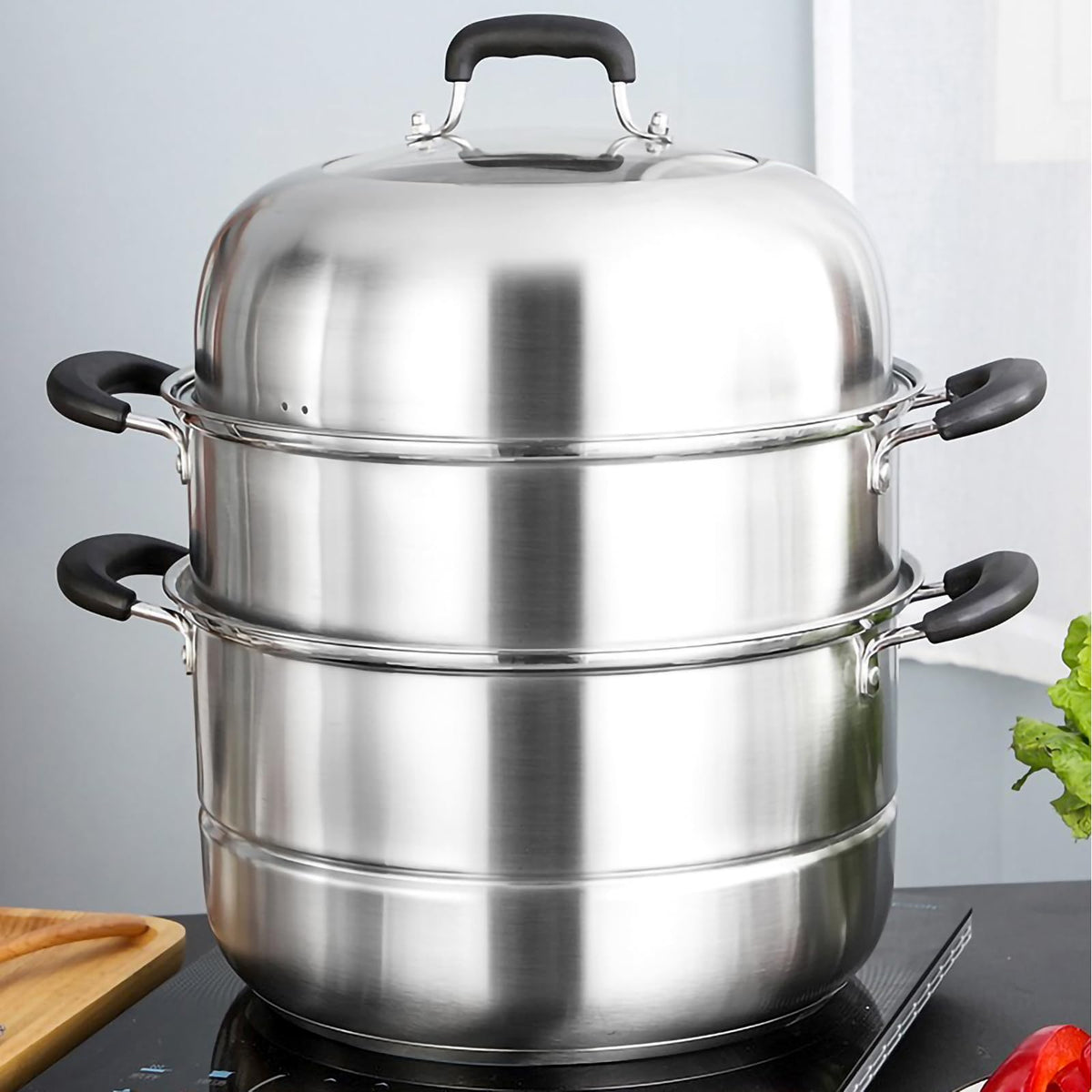 MANO steamer pot compatibility with induction showcased for modern kitchens