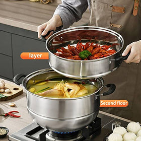 MANO 2-tier assembly image highlights versatile steam and stock options