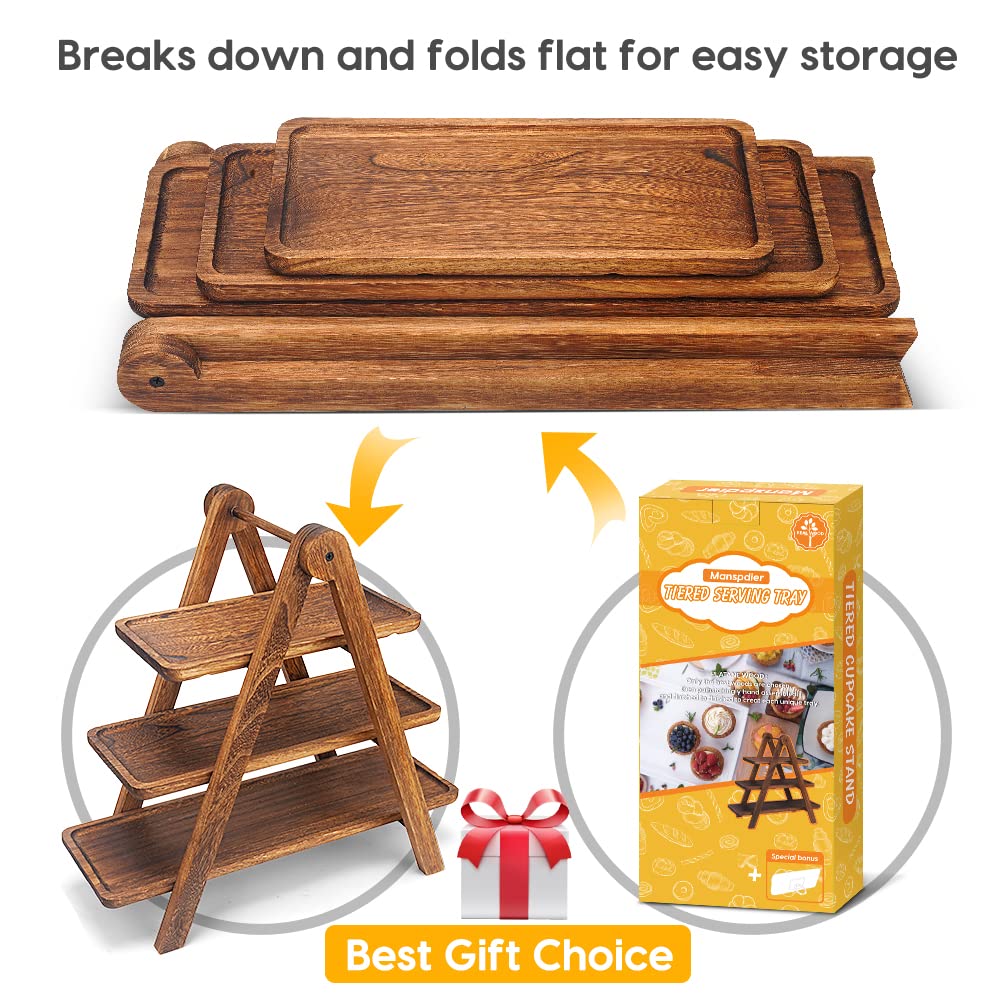 Manspdier gift-box packaging for host-friendly serving tray
