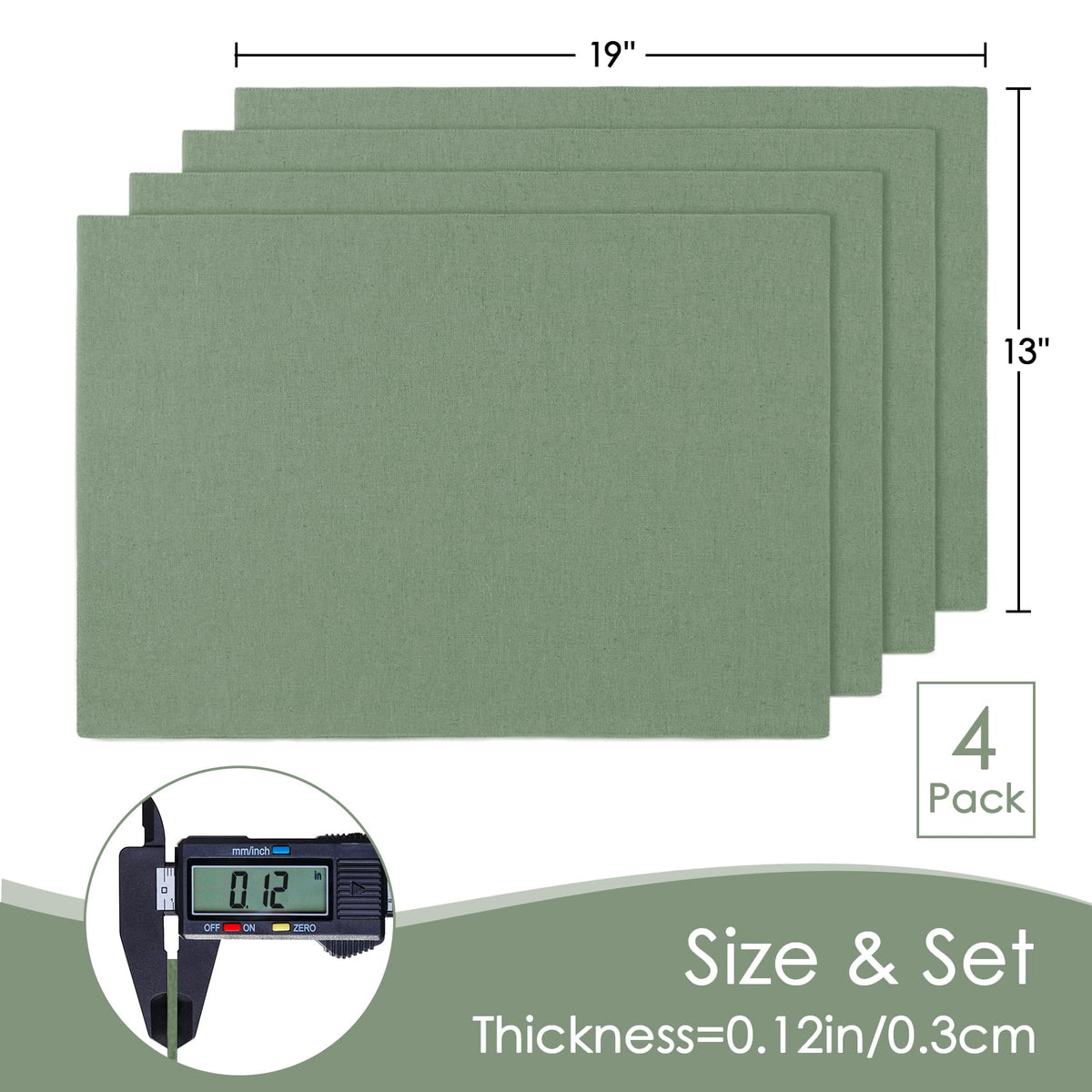 Machine-washable MANSPHIL placemats simplify cleanup after meals