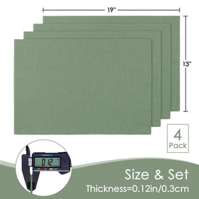 Machine-washable MANSPHIL placemats simplify cleanup after meals