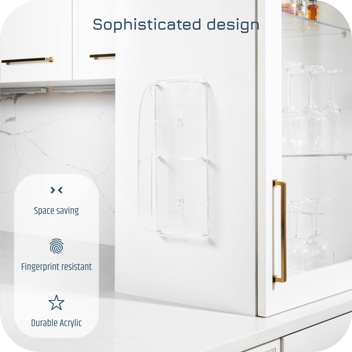 Manterio smudge-proof surface close-up highlighting fingerprint resistance.