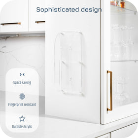 Manterio smudge-proof surface close-up highlighting fingerprint resistance.