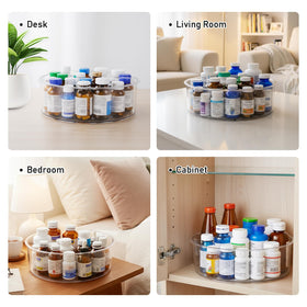 MAOUDA versatile storage for vitamins, jewelry, or office supplies.