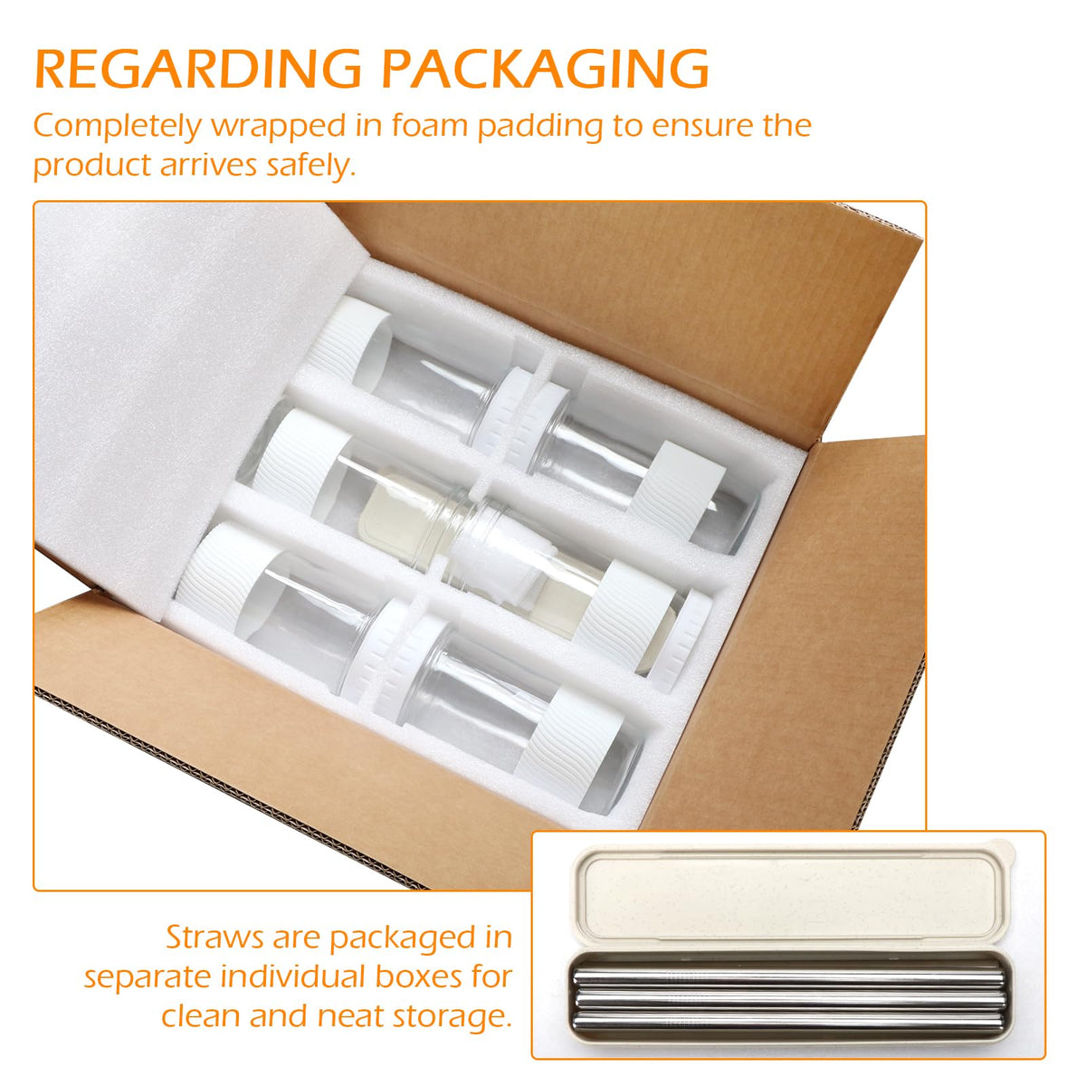 Mapoxy 6-pack mason jars offer versatile use at home or in a shop.