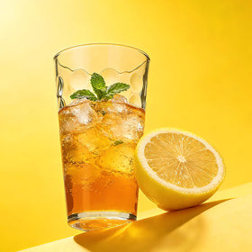 Mapoxy highball glass featuring a weighted bottom for stable service and reduced spills