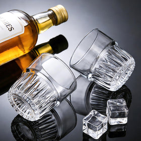 Mapoxy wide-mouth glasses for easy drinking and thorough cleaning after use.