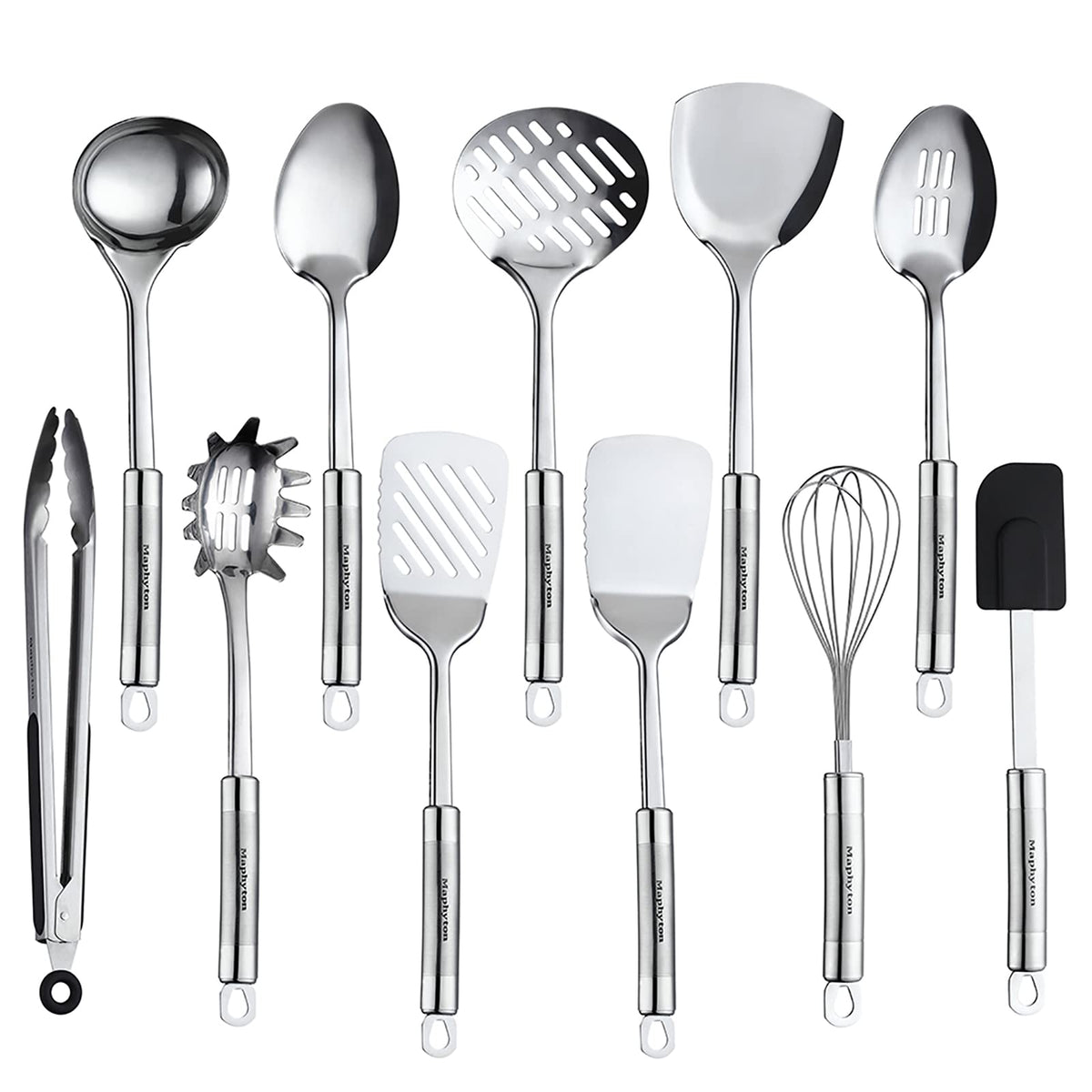 Mapphyton whisk with long handle for smooth whipping in the kitchen
