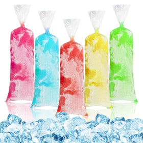 MAQIHAN 400 ice-candy bags front view for DIY popsicles, safe and convenient.