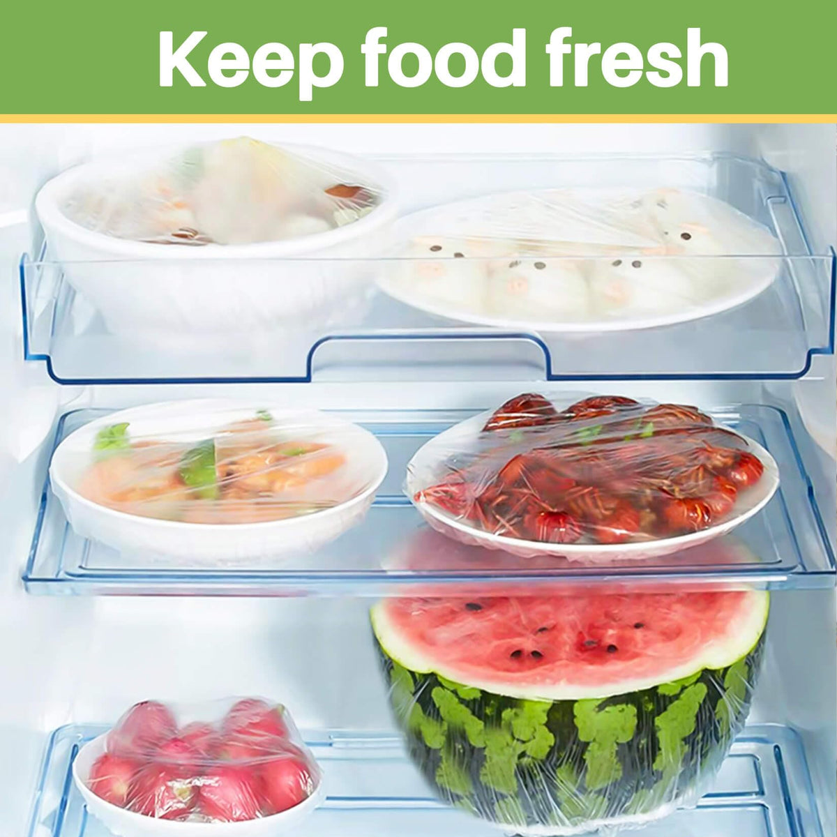 MAQIHAN fresh keeping bags work with covers to keep snacks tidy.