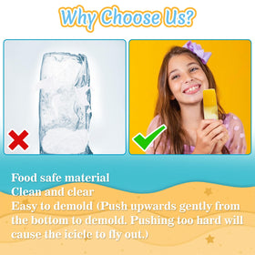 MAQIHAN popsicle wrappers funnel-use illustrates easy filling for homemade frozen snacks.