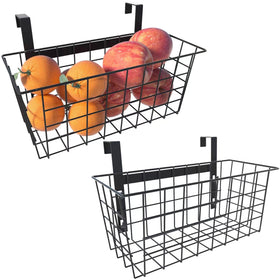 MaraFansie over-the-door hook basket for clutter-free kitchen organization.