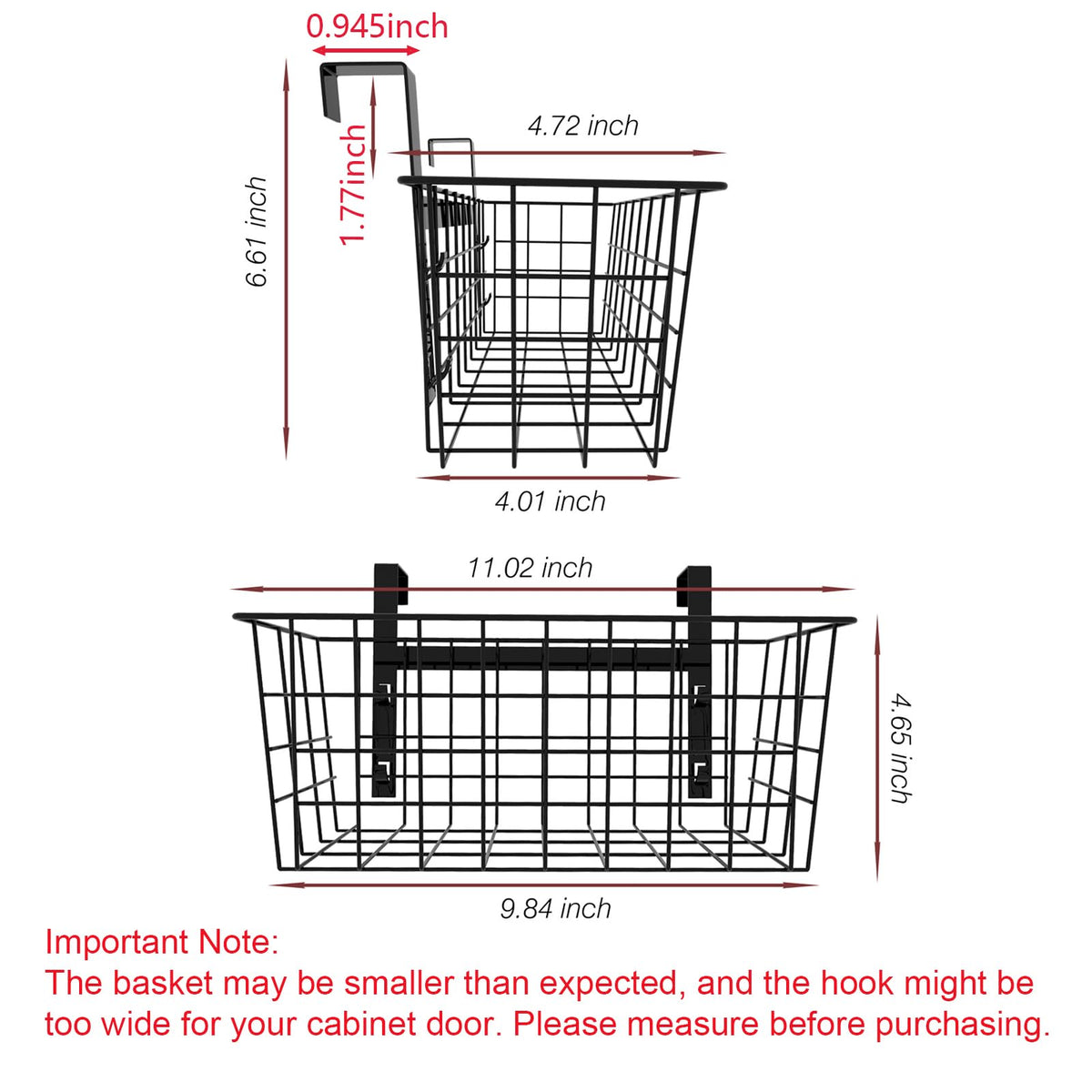 MaraFansie durable steel construction with open-wire design for visibility.