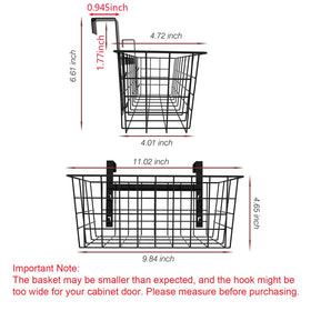 MaraFansie durable steel construction with open-wire design for visibility.
