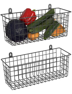 MaraFansie extra-large wall-mounted basket offers generous storage and easy access.