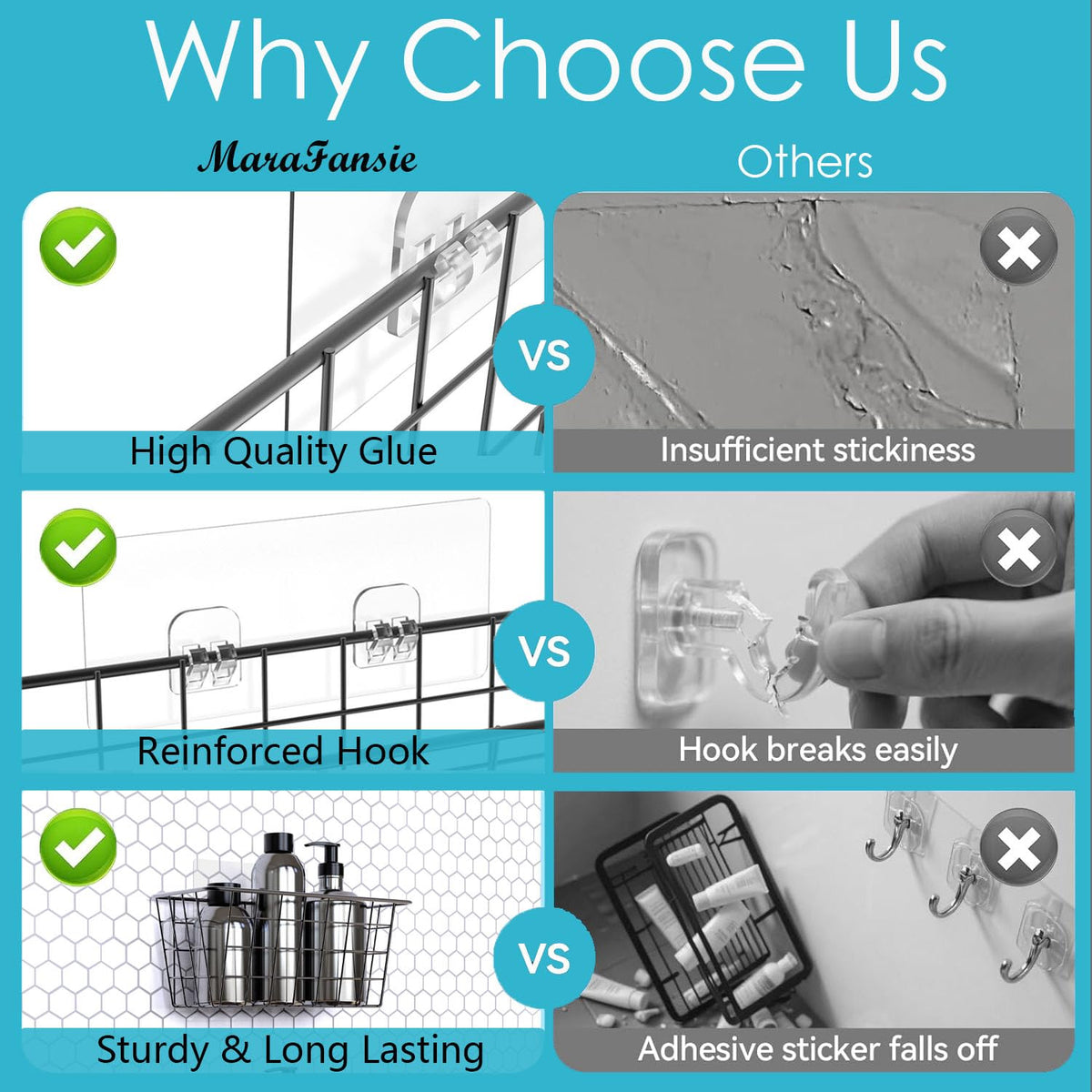 MaraFansie open-wire design keeps contents visible and organized