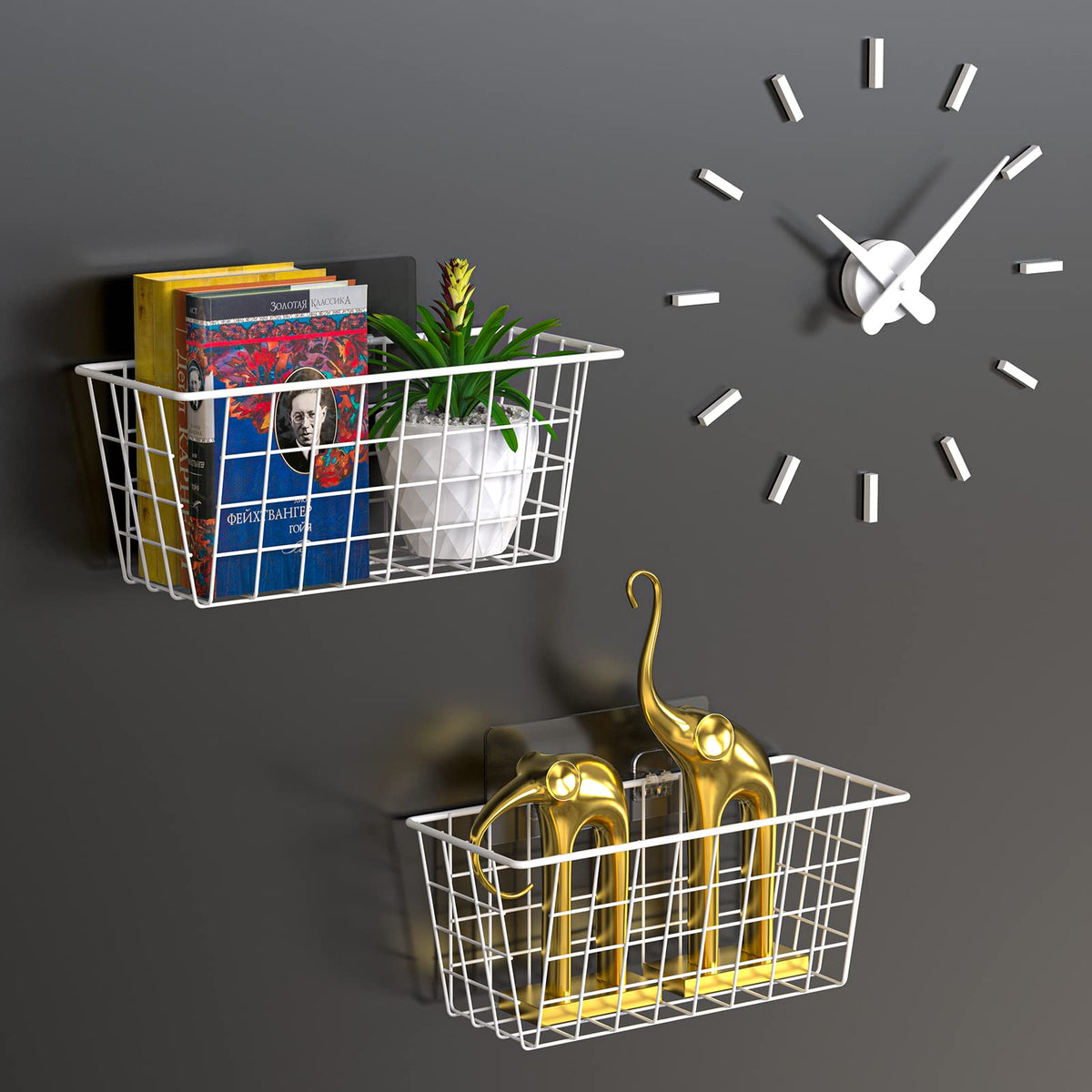 MaraFansie wall-mount display space maximizes wall utility and visibility.