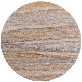 Marbco absorbent coaster protects dining surfaces from spills and rings.