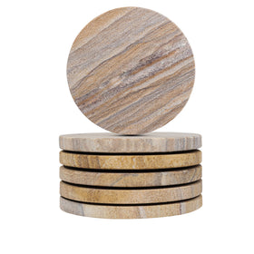 Marbco gift-ready coaster set makes a thoughtful housewarming present.