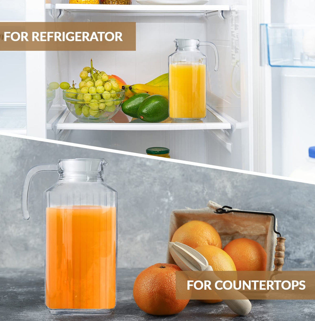Marbelous sangria and margarita pitcher ready for entertaining.