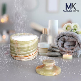 Brand-packaged MARBLOUS KRAFTS salt cellar suitable for gifting.