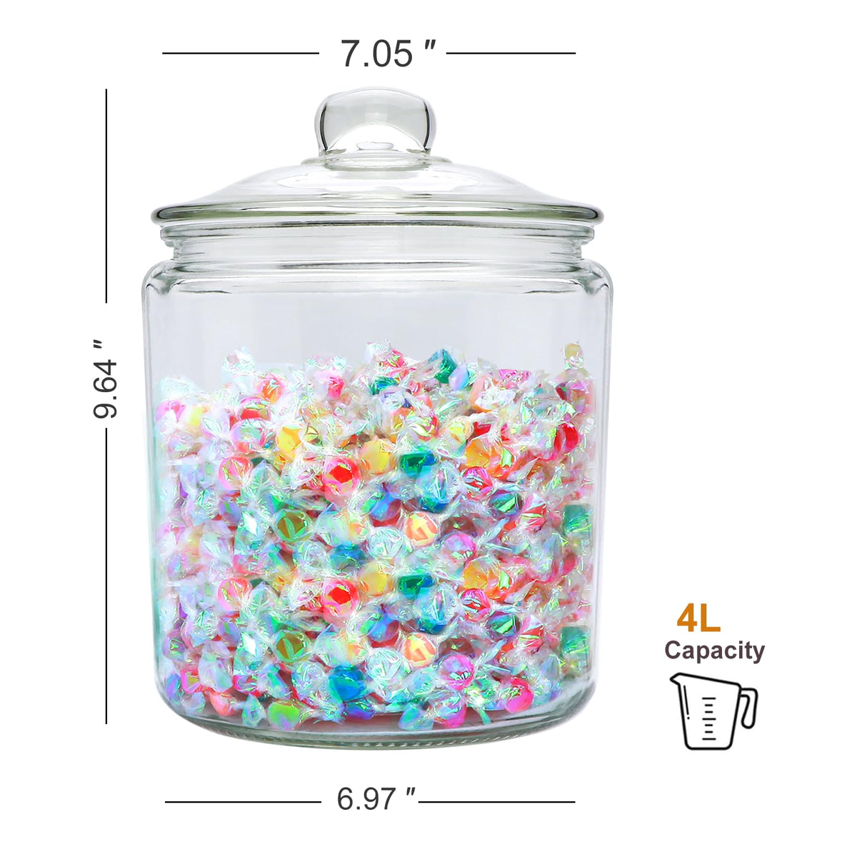 Airtight lid on Maredash canister preserves freshness
