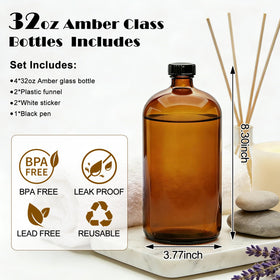 Maredash brown glass bottle with cap shows secure storage for essential oils.