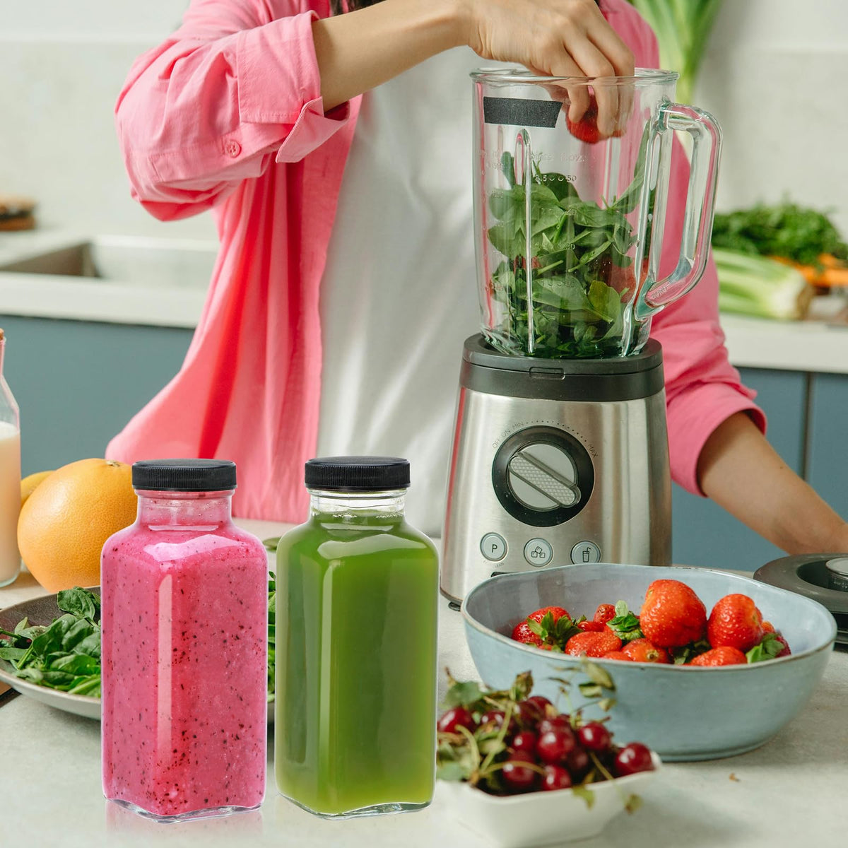 Maredash cleaning brush keeps glass bottles spotless for everyday use.