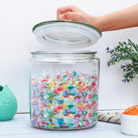 Maredash clear glass lets you see contents at a glance