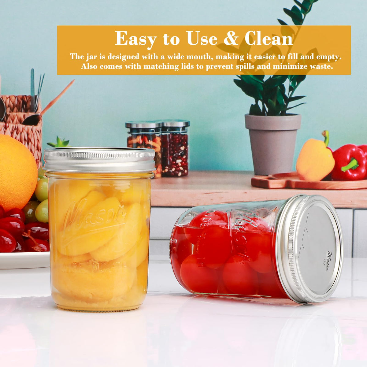 Maredash label pen ensures quick, mess-free jar labeling.