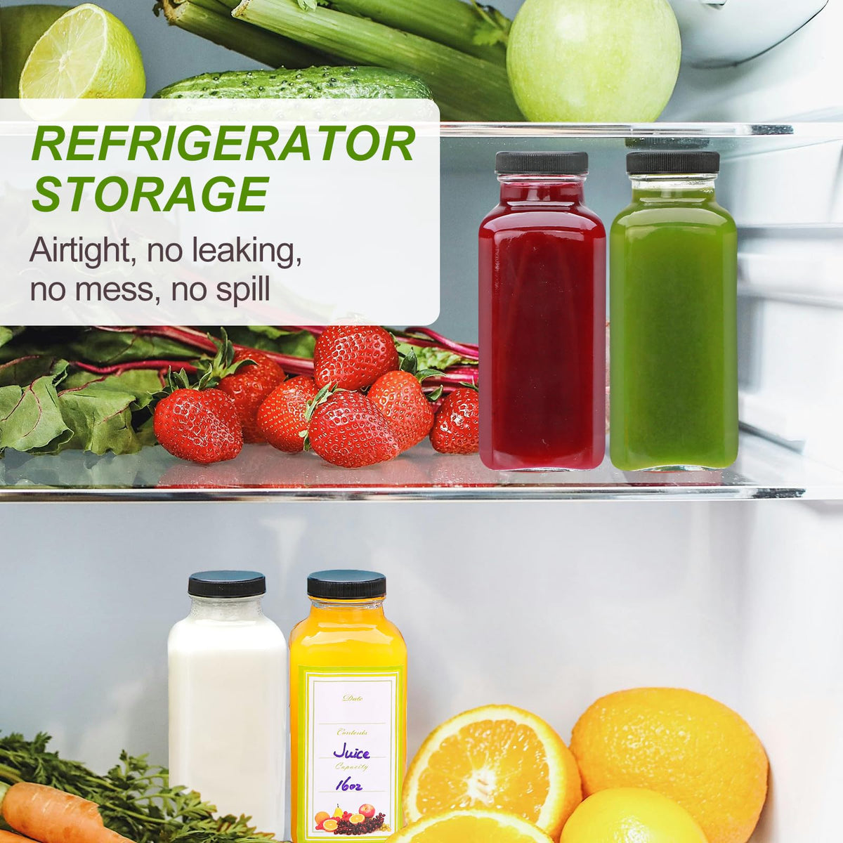 Maredash leak-proof glass bottle design with food-grade seal reduces spills.