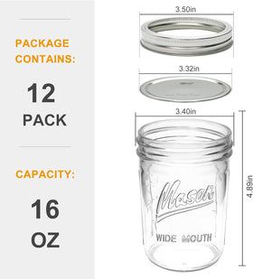 Maredash mason jar lids in silver provide secure, stylish closures.