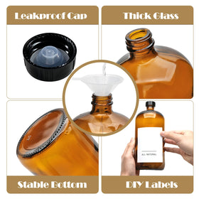 Maredash wide-mouth funnels simplify pouring during DIY projects.