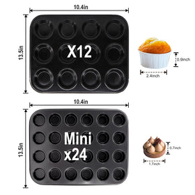 MARIWEI bakeware with carbon steel construction for long-lasting everyday use.