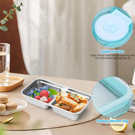 MAROJEIF travel-friendly design fits in bags for on-the-go meals and camping.