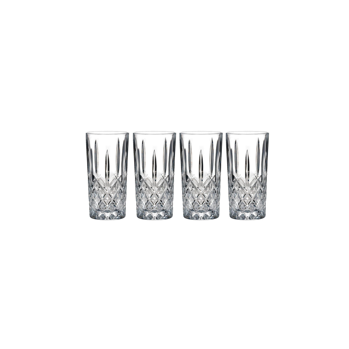 Marquis by Waterford Markham highball glasses in gift box for elegant gifting.