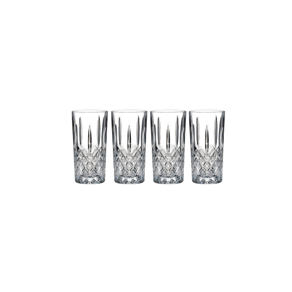 Marquis by Waterford Markham highball glasses in gift box for elegant gifting.
