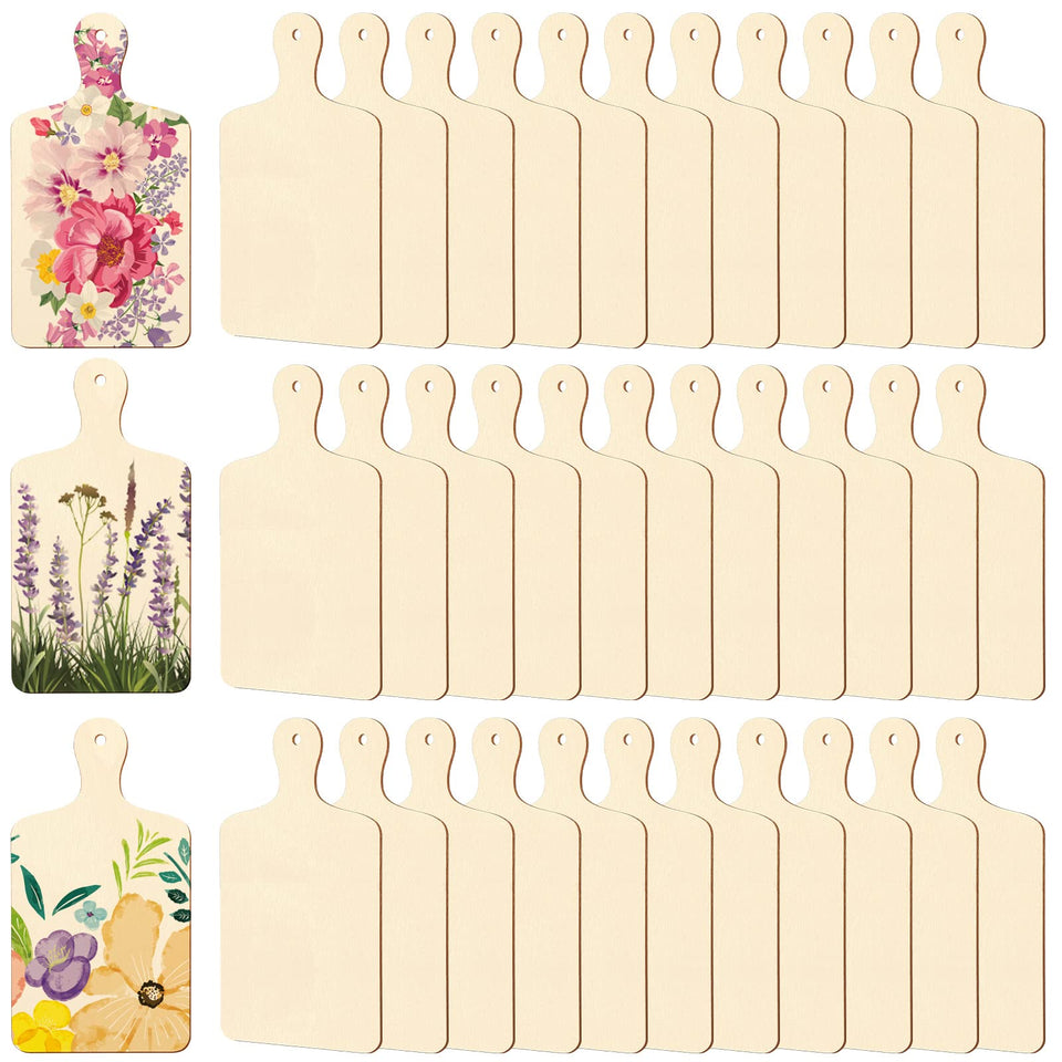 Marsui 36-pcs mini cutting boards with handles for versatile kitchen prep.