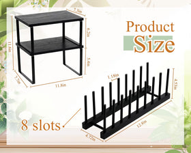 Marsui small cabinet organizer shelf for compact storage and quick item access