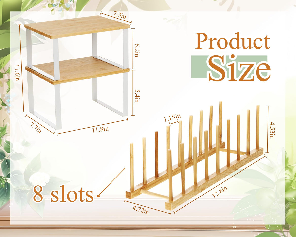 Marsui small cabinet shelf in wood color to maximize compact kitchen storage