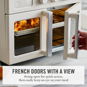 Martha Stewart 12-inch pizza fits easily inside the oven for quick meals