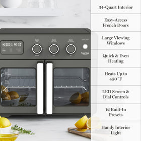 Martha Stewart 12 presets displayed on the LED panel for quick options.
