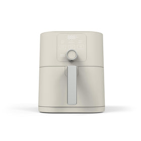 Martha Stewart 6QT Air Fryer basket shows large capacity for family meals.