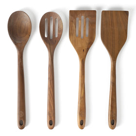 Martha Stewart Bainford walnut spoon—durable wood ideal for gentle stirring.