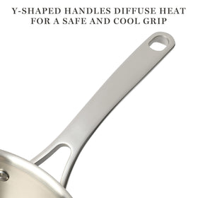 Martha Stewart Castelle 4 qt sauté pan with lid ideal for sautéing