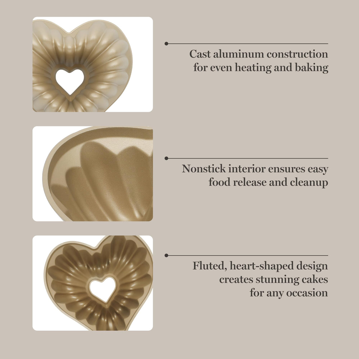 Martha Stewart Dunelle mold, fluted edge close up, ideal for dusting sugar
