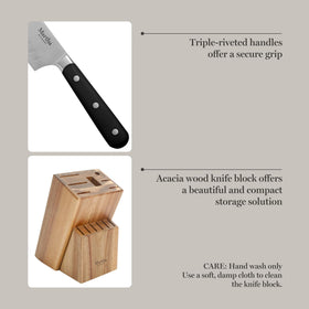 Martha Stewart Eastwalk 3.5-inch paring knife; precise control for peeling and detail work.