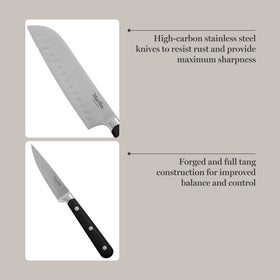 Martha Stewart Eastwalk 5-inch utility knife; versatile prep and trimming tool.