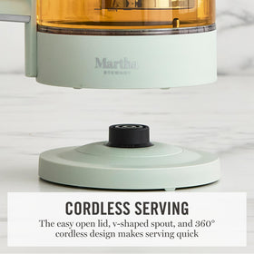 Martha Stewart Electric Kettle boils water in as little as two minutes
